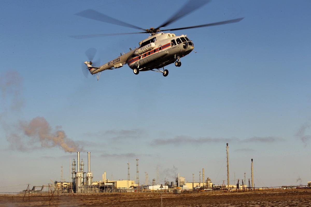 helicopter Siberia